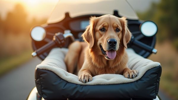 Comment transporter votre grand chien en toute sécurité à moto